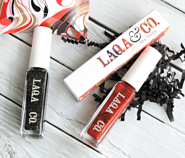 LAQA & Co Nail Threefer Gift Set Review, Swatches, Nail Polish