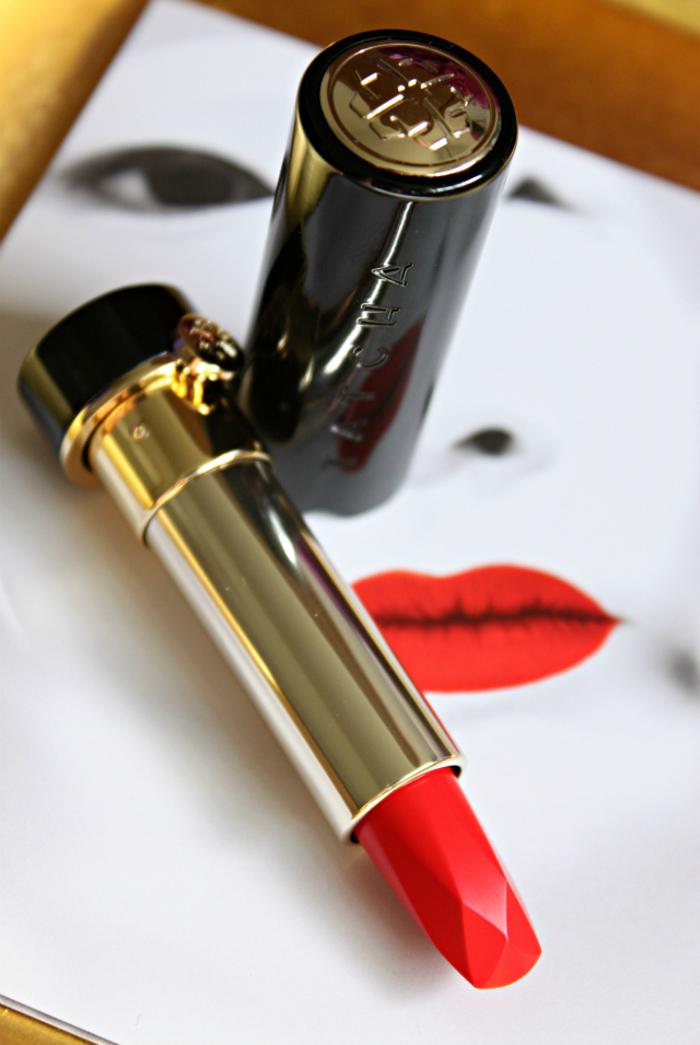 A universally flattering red lipstick that looks good on everyone! Check out my swatches and review of Tatcha's Exclusive, and very Limited Edition Kyoto Red Silk Lipstick >> http://bit.ly/1PPcjsJ | via @glamorable