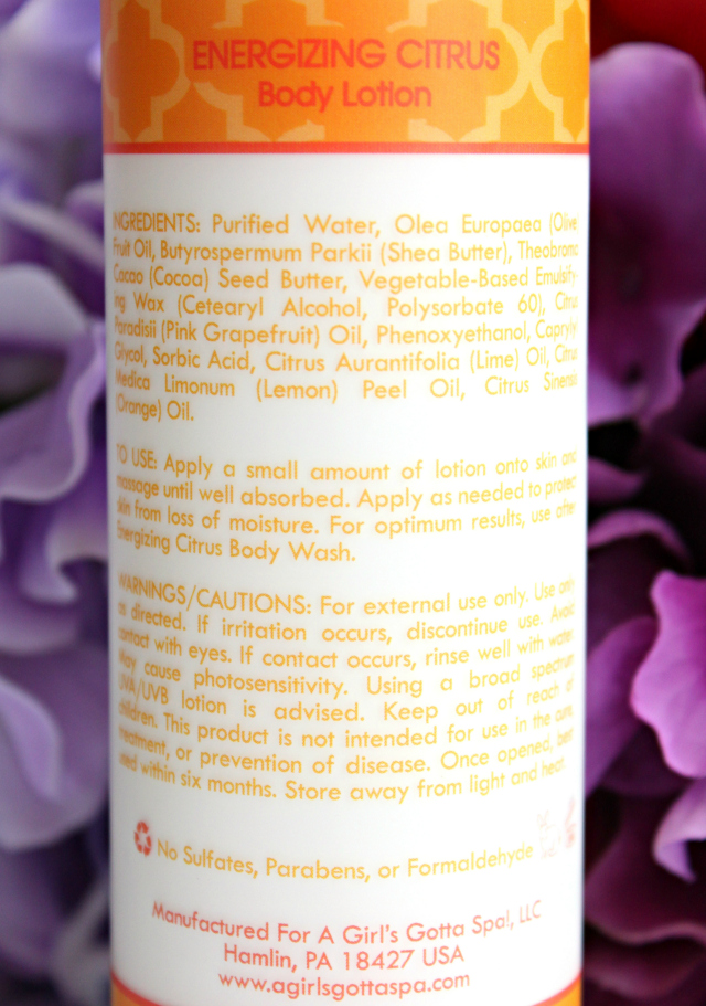 A Girl's Gotta Spa! Energizing Citrus Body Lotion Review: Sometimes it takes a beauty blogger to create a truly fabulous product, and this 94% natural vegan body lotion hit a home run. >> http://bit.ly/1MbNTpG | via @glamorable