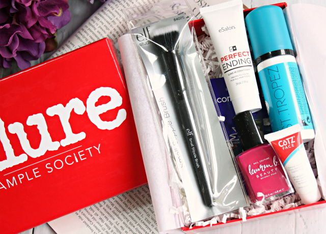 Allure Sample Society June 2015 Review: every box included a lovely full-sized lauren b. nail polish, along with five other beauty samples >> http://bit.ly/1I3AFYK | via @glamorable