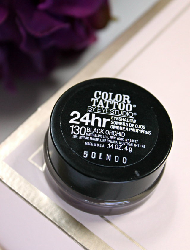 Maybelline Color Tattoo #130 Black Orchid Swatches & Review: Are you a fan of Maybelline's Color Tattoo cream shadows? I am now, after trying this Limited Edition shade from the latest Spring Collection >>  http://bit.ly/1HIt5rH | via @glamorable