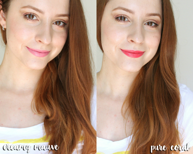Can't decide which color lipstick to buy? At $2 a pop, you can buy them all! Check out my swatches and review of NEW NYC New York Color Expert Last Lip Color Matte in Creamy Mauve and Pure Coral >> http://bit.ly/1Qqrbv6 | via @glamorable