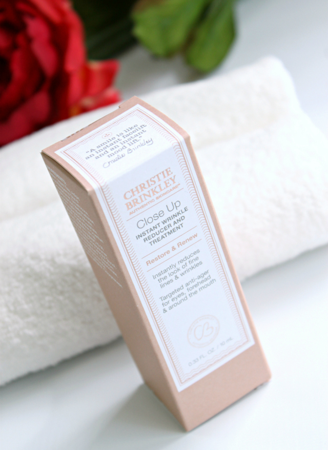 Find out what makes Christie Brinkley Close Up Instant Wrinkle Reducer & Treatment an interesting and unique beauty tool to have in your skin care arsenal >> https://glamorable.com | via @glamorable