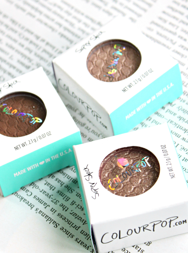 Colourpop Plunge, Intoxicate, and Birthday Girl swatches, review & makeup look >> http://bit.ly/1fuPKfo || via @glamorable