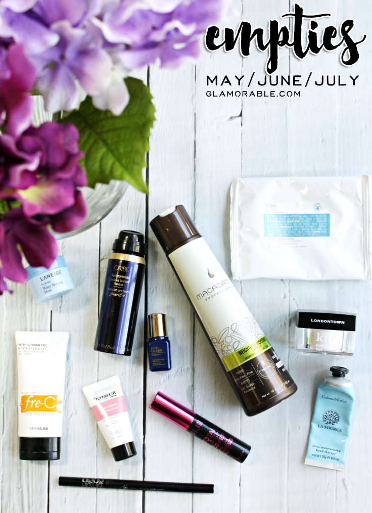 Find out what products I used up til the very last drop in May, June and July! >>  https://glamorable.com | via @glamorable