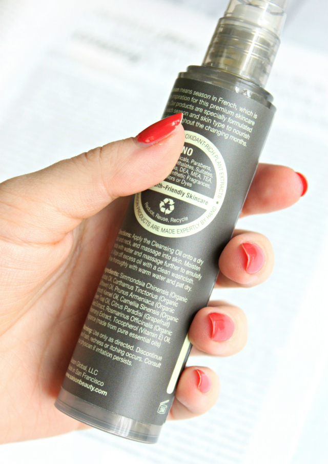 Find out what makes this new line of natural beauty products so unique in my Saison Beauty Spring Cleansing Oil review >> https://glamorable.com | via @glamorable