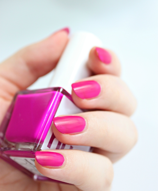 SquareHue July 2015 Review & Swatches: We received three nail polishes inspired by the 60s - a matte neon yellow, matte neon fuchsia, and a blue-purple duochrome >> https://glamorable.com | via @glamorable