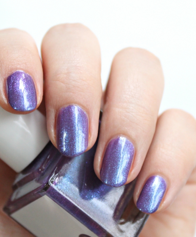 SquareHue July 2015 Review & Swatches: We received three nail polishes inspired by the 60s - a matte neon yellow, matte neon fuchsia, and a blue-purple duochrome >> https://glamorable.com | via @glamorable