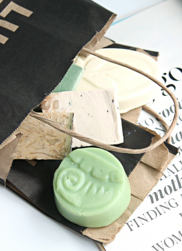 My latest LUSH haul - Jungle solid conditioner, Shades of Earl Grey massage bar, and a few soap samples. What's your favorite LUSH product? Read more >> glamorable.com | via @glamorable