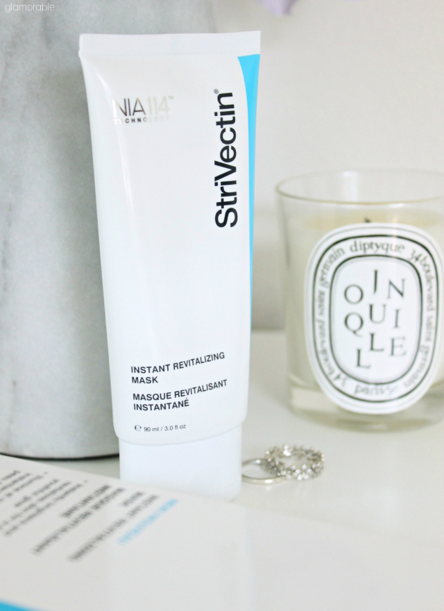 Is NEW StriVectin Instant Revitalizing Mask worth the splurge? Find out in my latest blog post! Click through to read the review or visit the blog at www.glamorable.com | via @glamorable