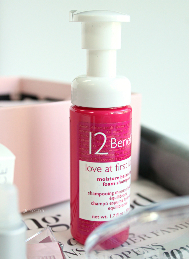 12 Benefits Love At First Lather Foaming Hair Shampoo >> Glossybox September 2015 Review. Click through for more pictures! >> www.glamorable.com | via @glamorable