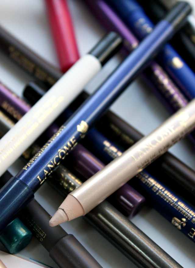 Bright eye makeup look, review, and swatches of all 16 Lancome Drama Liqui-Pencils. Read more at >> www.glamorable.com | via @glamorable