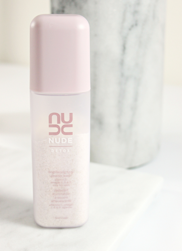 NUDE Skincare Detox Brightening Fizzy Powder Wash Review and pH. Read more at >> www.glamorable.com | via @glamorable