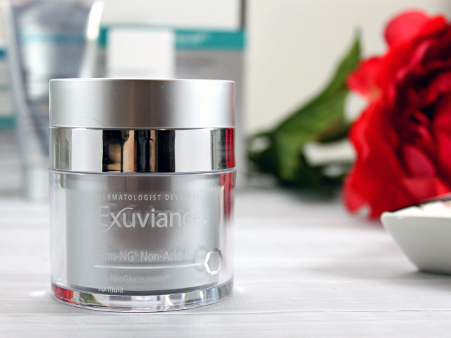 Exuviance Firm-NG6 Non-Acid Peel Review. A non-irritating peel that can be used every day plus learn about the benefits of NeoGlucosamine in skincare. Read more at >> www.glamorable.com | via @glamorable