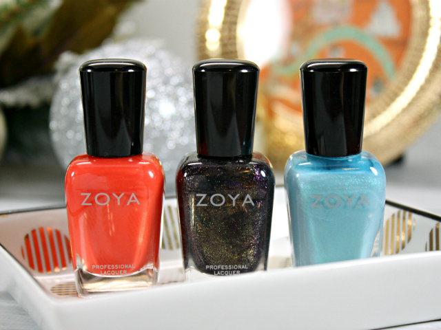 Holiday Gift Guide: Personal Favorites - Zoya Nail Polish Rocha, Sansa & Rayne. Read more at >> www.glamorable.com | via @glamorable