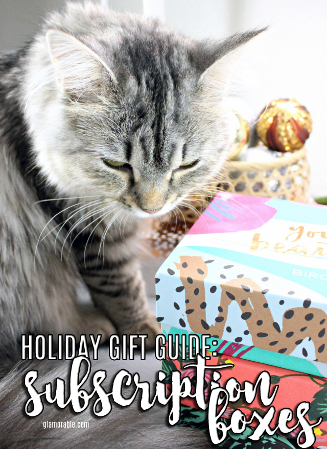 Holiday Gift Guide: Subscription Boxes || Check out the best subscription boxes to give as a gift or to add to your personal wishlist! Read more at >> www.glamorable.com | via @glamorable