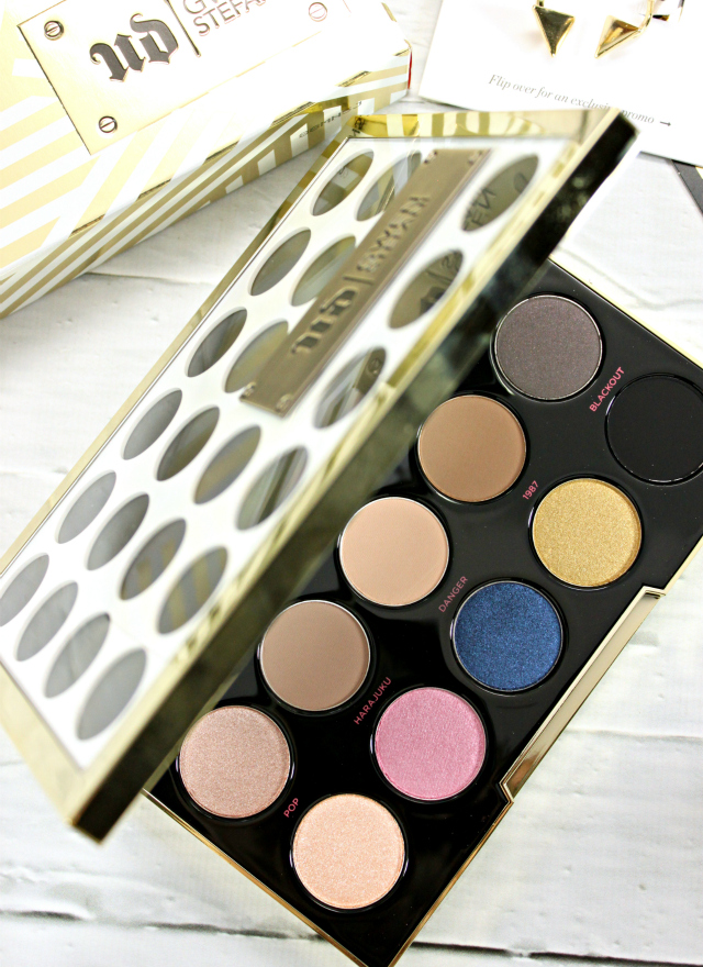 Urban Decay x Gwen Stefani Palette Review, Swatches & Makeup Look. Read more at >> www.glamorable.com | via @glamorable