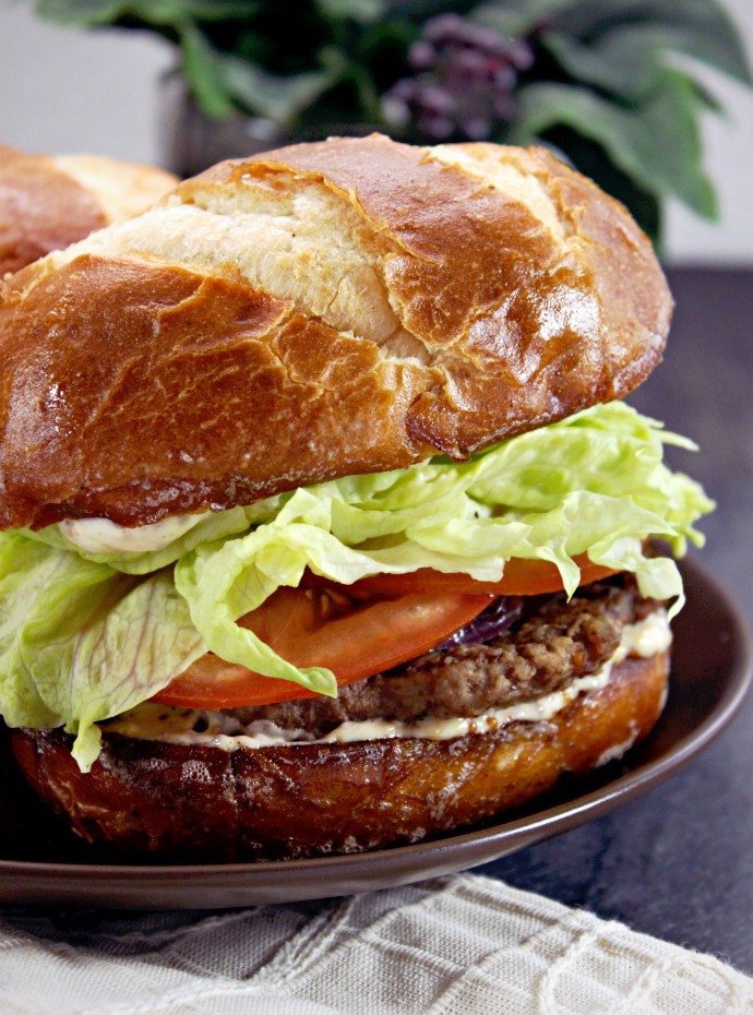 Easy Steakhouse Blue Cheese Burger Recipe