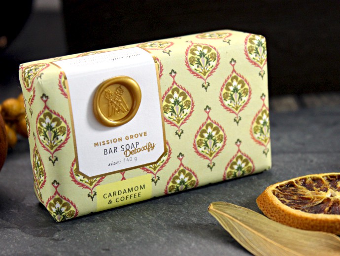 Mission Grove Cardamom & Coffee Bar Soap