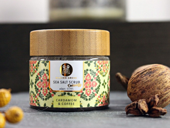 Mission Grove Cardamom & Coffee Sea Salt Scrub