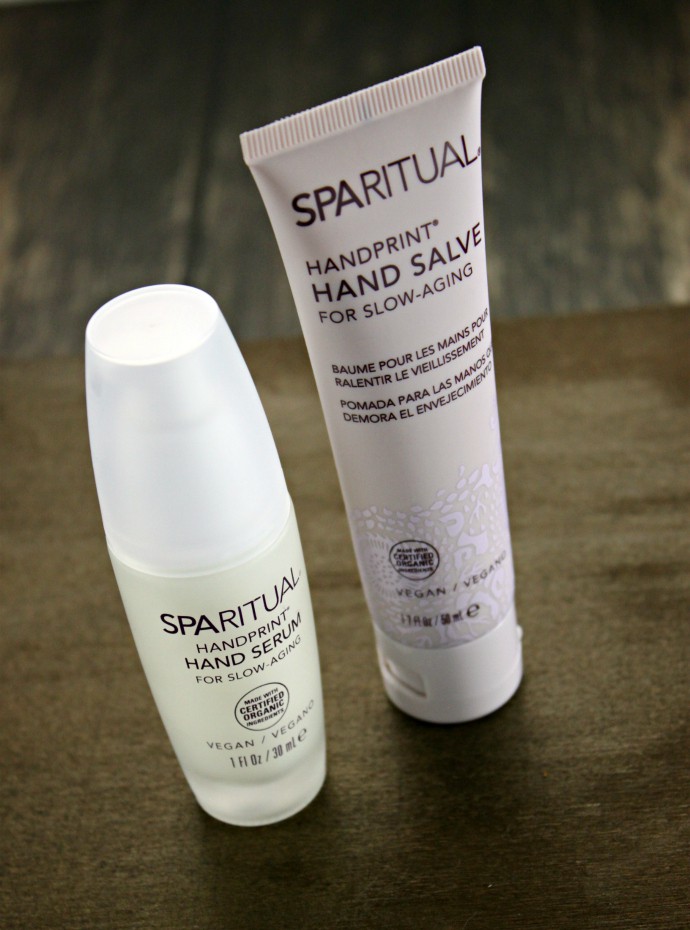 Best Treatment for Dry Hands - SpaRitual Handprint Hand Serum and SpaRitual Handprint Hand Salve