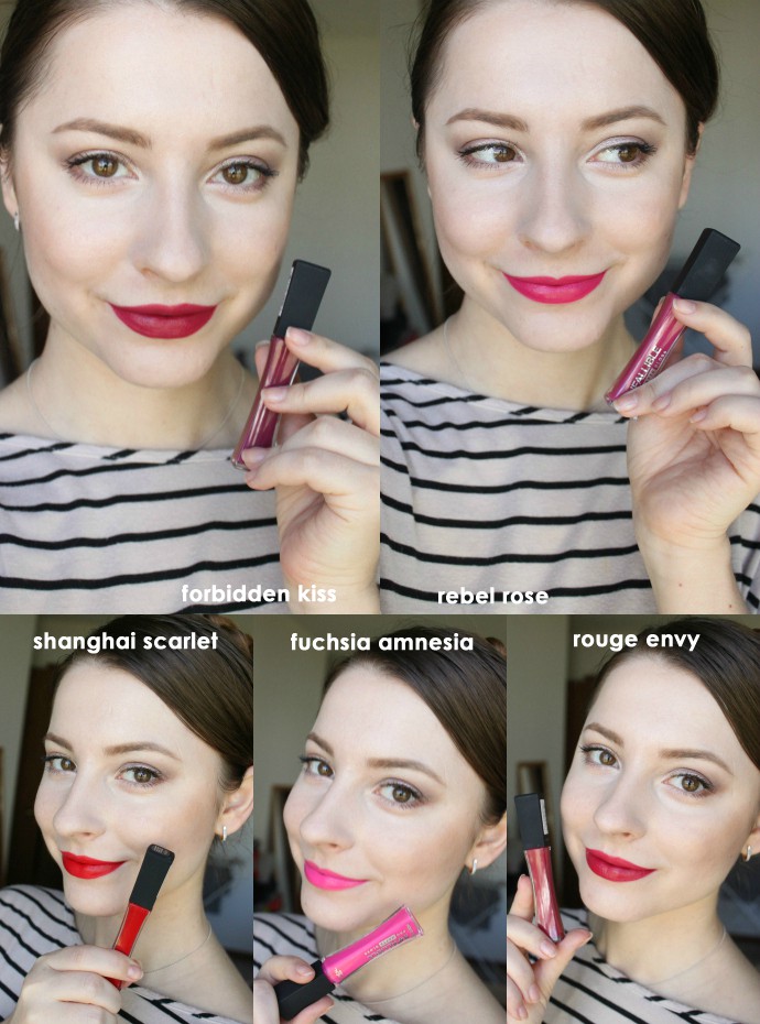 L'Oreal Infailible Pro-Matte Gloss 304 Rebel Rose Swatch Review
