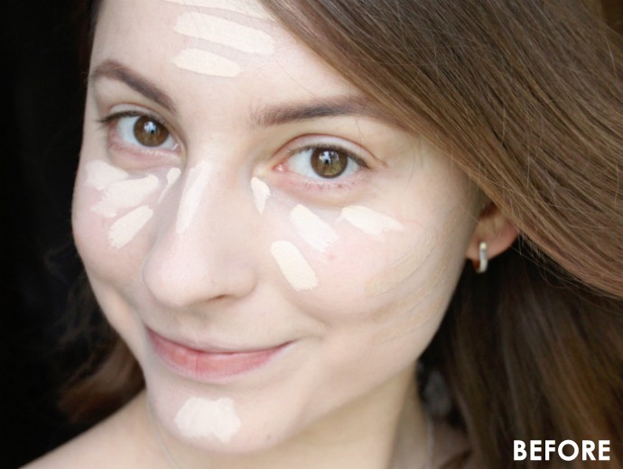 The Easiest Way to Contour Fair Skin with Urban Decay Naked Skin Weightless Ultra Definition Liquid Makeup in 0.5 and 1.5, and Naked Skin Weightless Complete Coverage Concealer