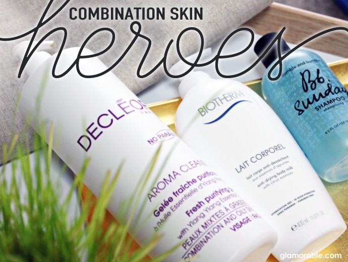 Combination Dehydrated Skin Heroes | Decleor Aroma Cleanse Fresh Purifying Gel, Biotherm Anti-Drying Body Milk, Bumble And Bumble Sunday Shampoo