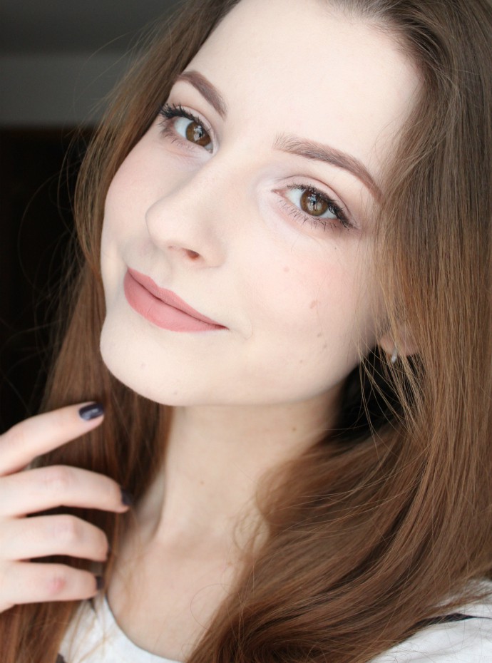 NYX Lip Lingerie Swatches of Push-Up, Bedtime Flirt, Exotic, and Ruffle Trim | Great Drugstore Matte Lipsticks