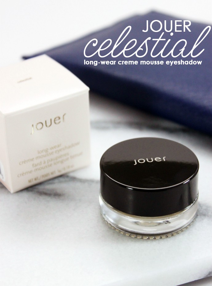 Jouer Celestial Swatch, Jouer Long Wear Creme Mousse Eyeshadow