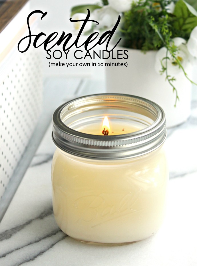 DIY Scented Soy Candles