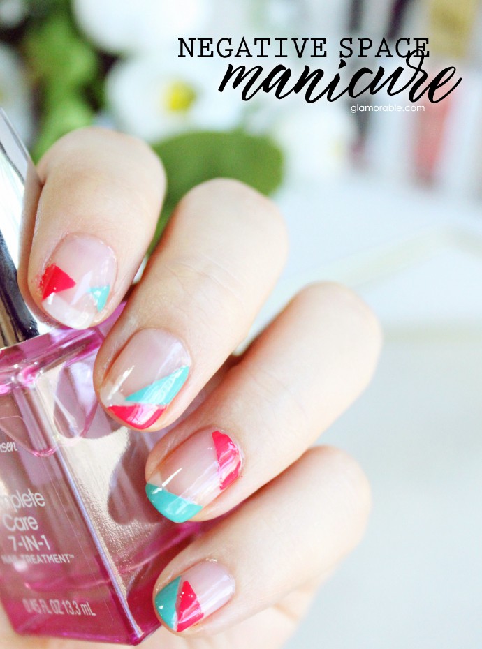 Easy Negative Space Manicure Tutorial