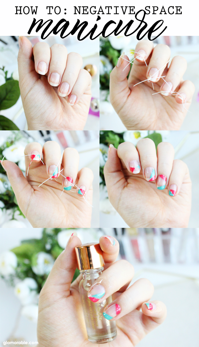 Easy Negative Space Manicure Tutorial