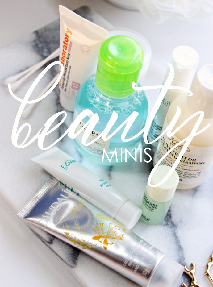 Travel Sized Beauty Products Currently in Rotation