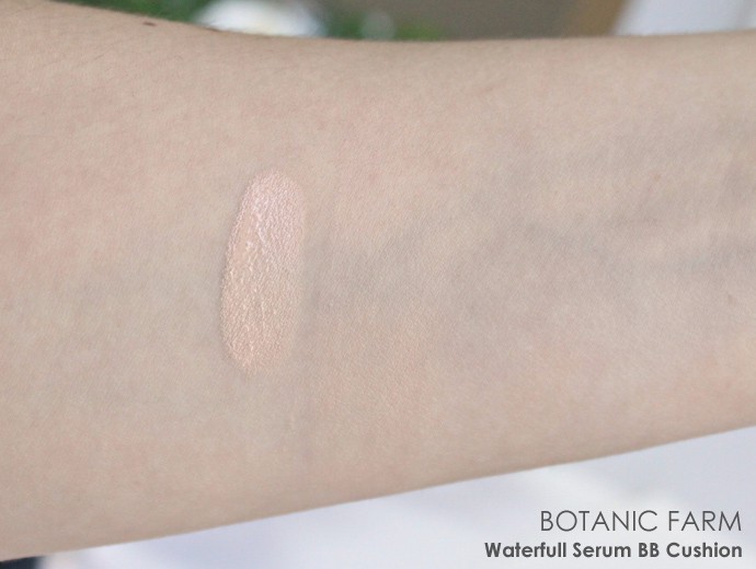 Botanic Farm Waterfull Serum BB Cushion #21 Review, Swatches