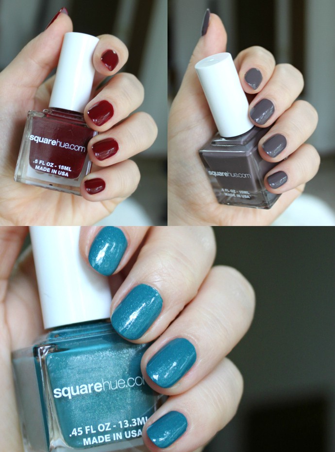 SquareHue October 2016 review, swatches