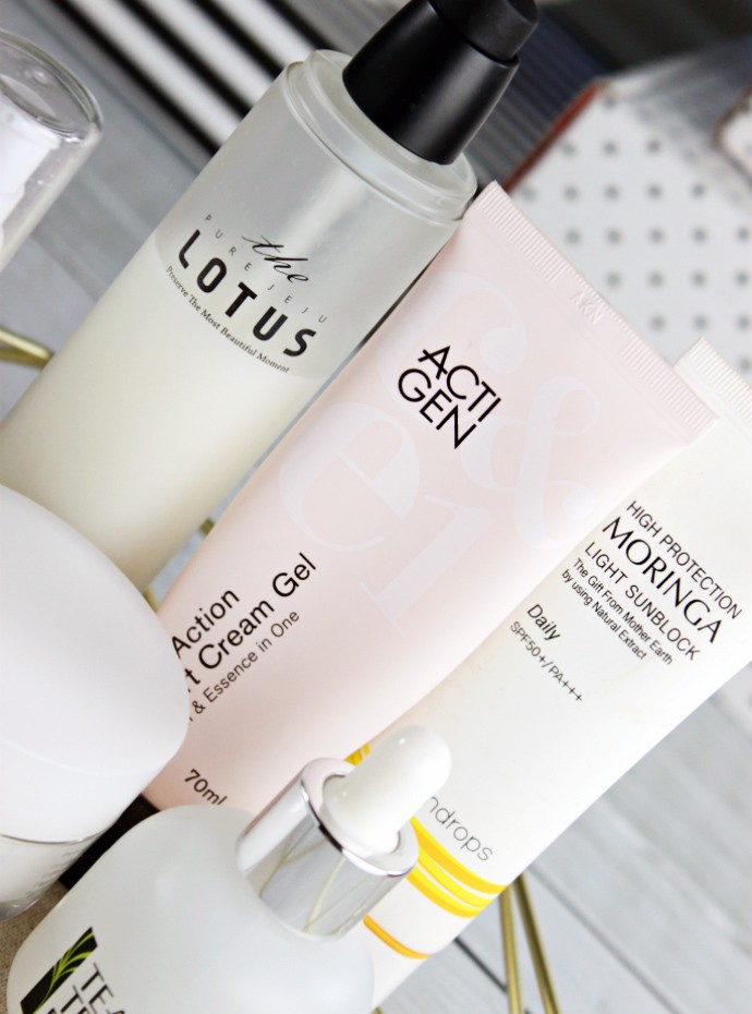 before and after korean skincare routine, acne prone skin, how to fade scars