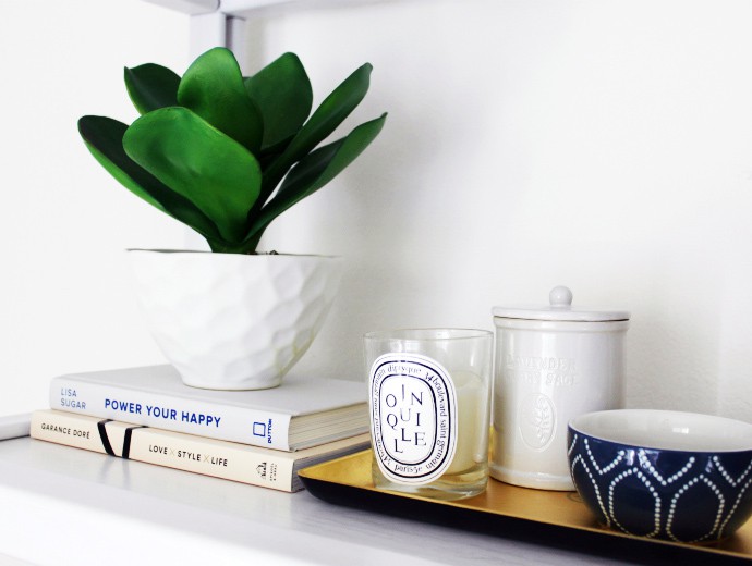 Way Basics Kensington: Trendy and Affordable White Storage Unit for Makeup, Skincare, Magazines, and Brushes