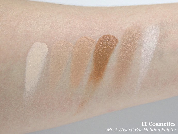 IT Cosmetics Limited Edition Most Wished For Holiday Palette Review & Swatches