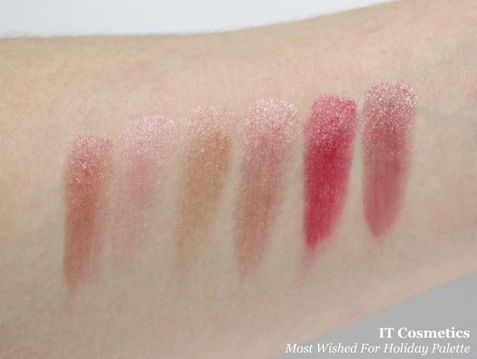 IT Cosmetics Limited Edition Most Wished For Holiday Palette Review & Swatches