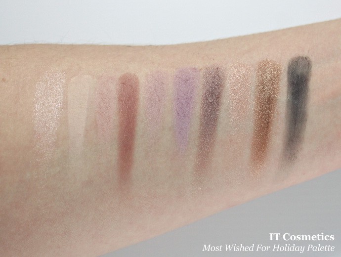 IT Cosmetics Limited Edition Most Wished For Holiday Palette Review & Swatches