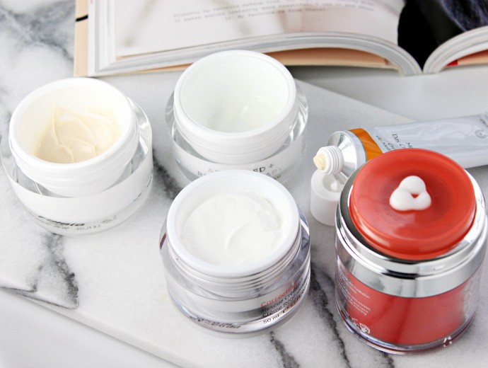 5 Best Winter Moisturizers for Combination Dehydrated Skin Type | Sisley Sisleya L’Integral Anti-Age, Kerstin Florian Correcting Rescue Creme, Dr. Hauschka Melissa Day Cream, Nooni Advanced Repair Therapy Super Revitalizing Cream, Rodial Dragon's Blood Sculpting Gel