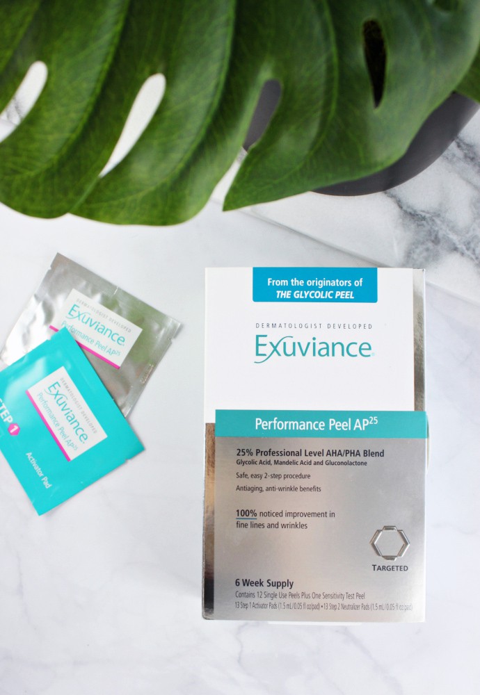 Exuviance Performance Peel AP25 Review | Non-irritating professional level peel at home