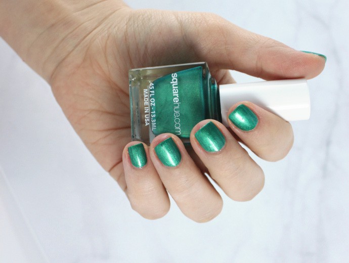 SquareHue January + February 2017 & Polishing Short Nails | COPAS SWATCH