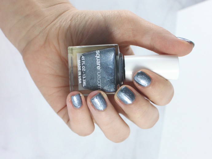 SquareHue January + February 2017 & Polishing Short Nails | GOLPE SWATCH