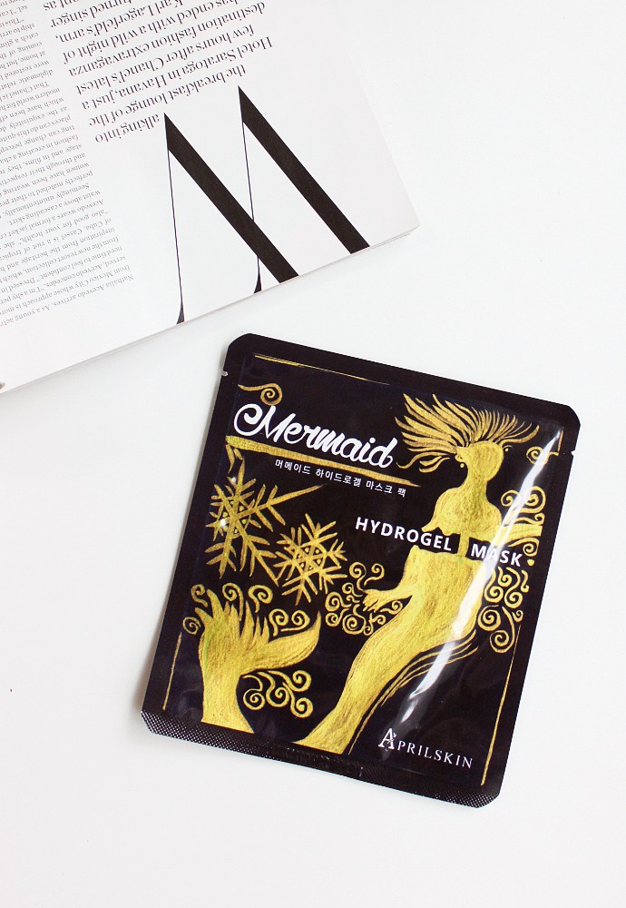 1 Day 1 Mask Skincare Challenge - Korean beauty trend | Is It Worth It? Aprilskin Mermaid Hydrogel Mask