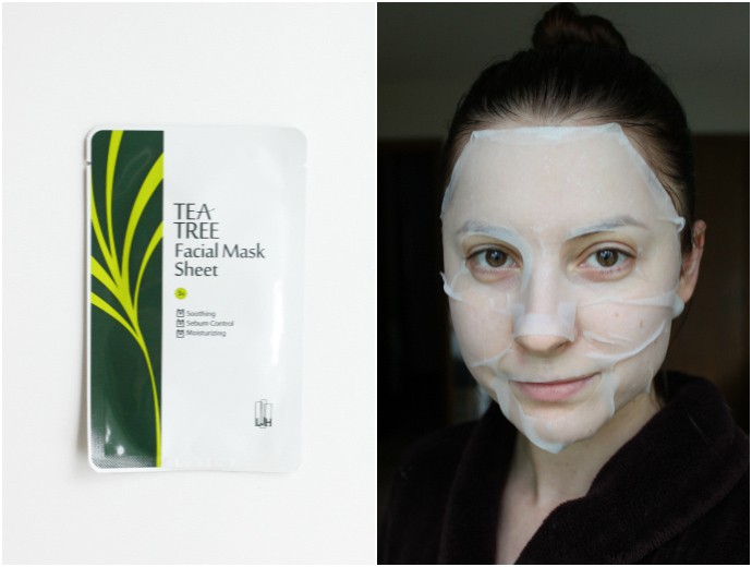 1 Day 1 Mask Skincare Challenge - Korean beauty trend | Is It Worth It? LJH LeeJiham TeaTree Facial Mask Sheet