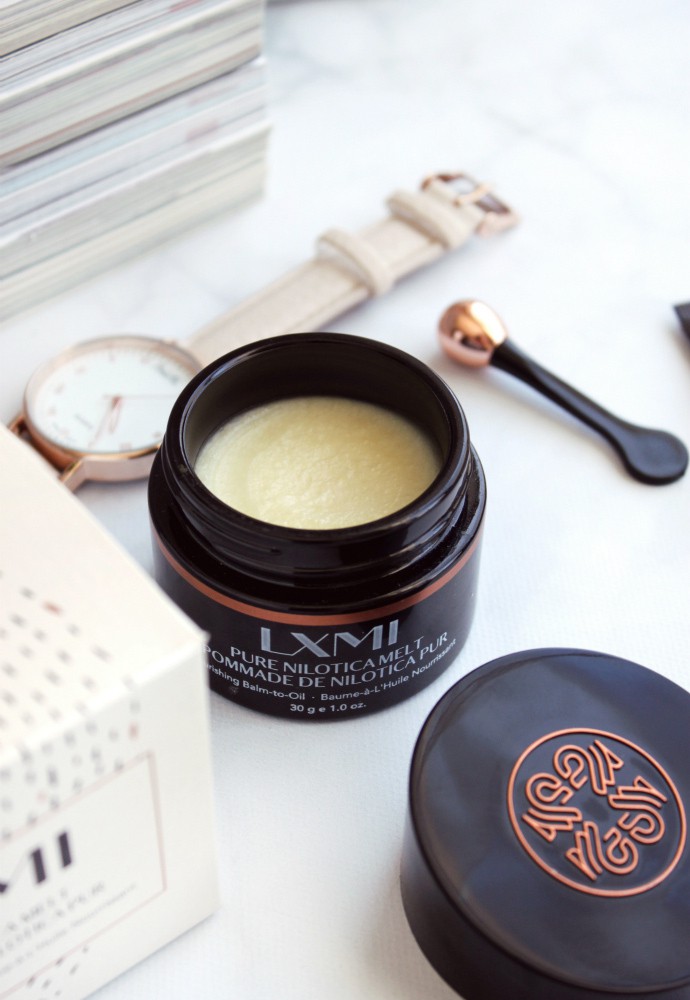 Clean, Non-toxic, Natural, & Organic Skincare | LXMI Pure Nilotica Melt Nourishing Balm-to-Oil Review - Glamorable Beauty Blog