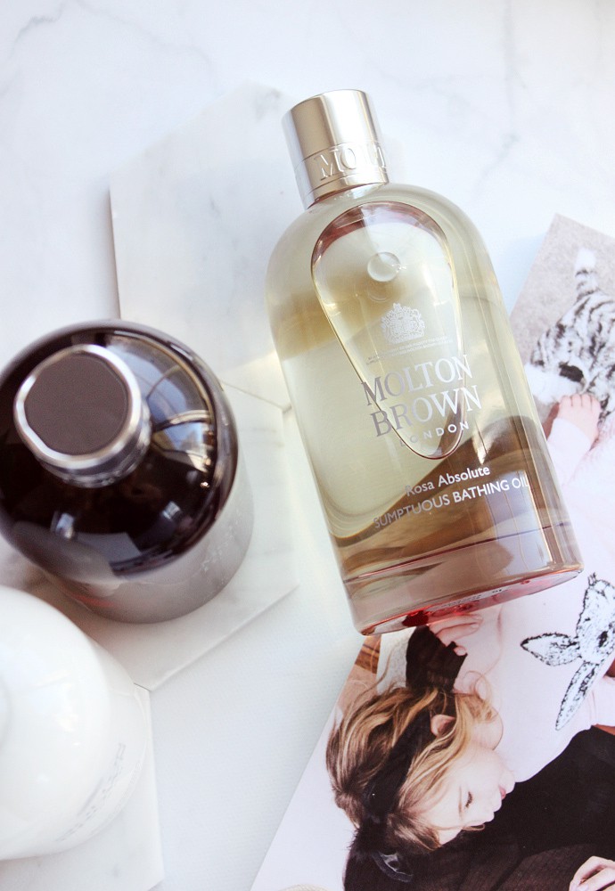 Molton Brown Rosa Absolute Sumptuous Bathing Oil, Review of The Collection
