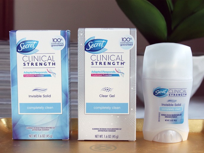 How to Stay Cool When It's Hot and Humid with Secret Clinical Strength Clear Gel and Secret Clinical Strength Invisible Solid